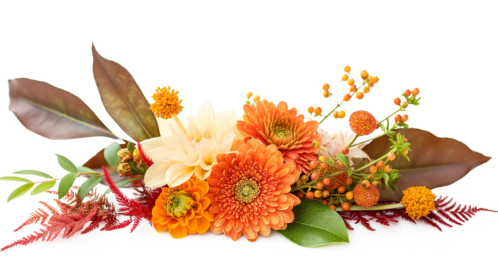 flower arrangement isolated on a transparent background png